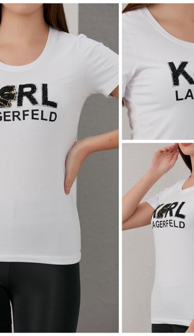 Women's T-Shirt KARL LAGERFELD  53268.jpeg