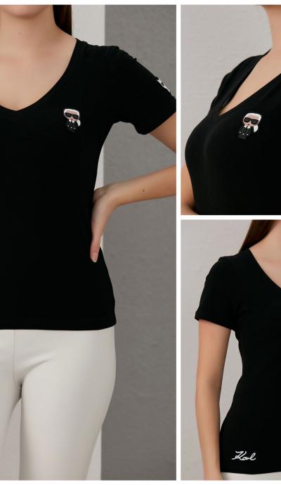 Women's T-Shirt KARL LAGERFELD  53034.jpeg