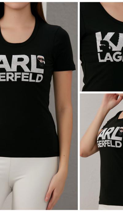 Women's T-Shirt KARL LAGERFELD  53043.jpeg