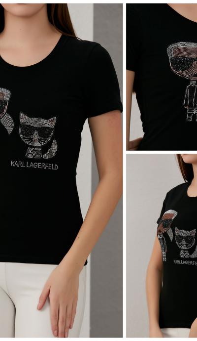 Women's T-Shirt KARL LAGERFELD  53028.jpeg