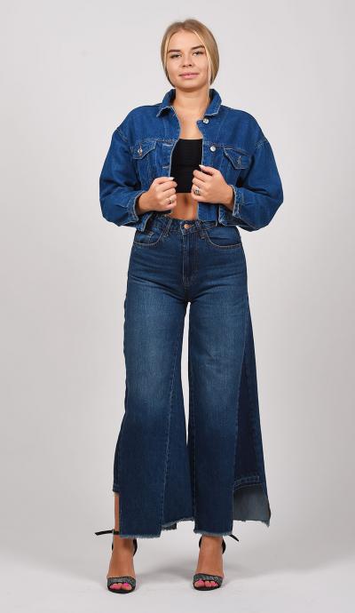 Women's Denim Jeans CRACPOT  1_qalis_jinsi_sharvali_women_jeans_wide_leg_женские_джинсы_клёш_1183_02_3.jpg
