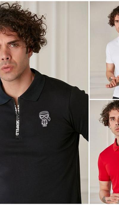 Men's Polo T-Shirt KARL LAGERFELD  54765.jpg