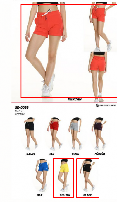 Women's Shorts SPEED LIFE  21780.png