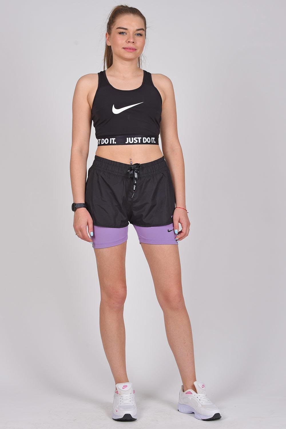 crop top and shorts nike