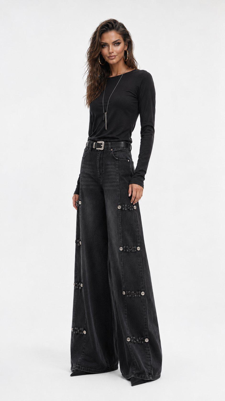 დენიმი, ჯინსი Women's Denim Jeans Wide Leg TW3 1image274.jpg