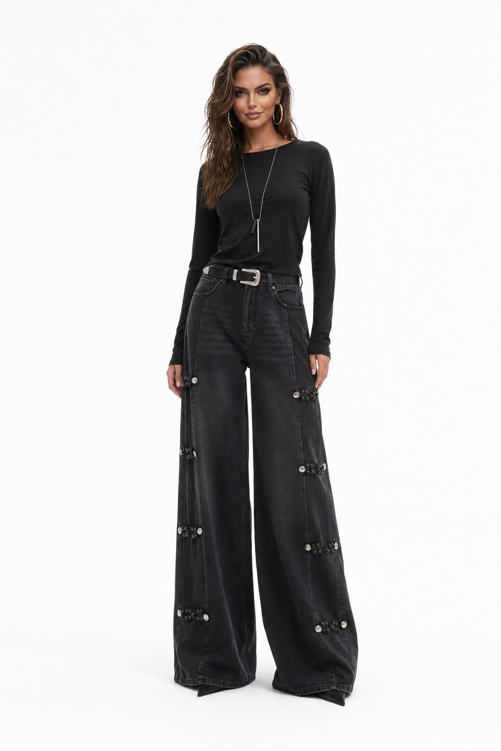 დენიმი, ჯინსი Women's Denim Jeans Wide Leg TW3 52019-01.png