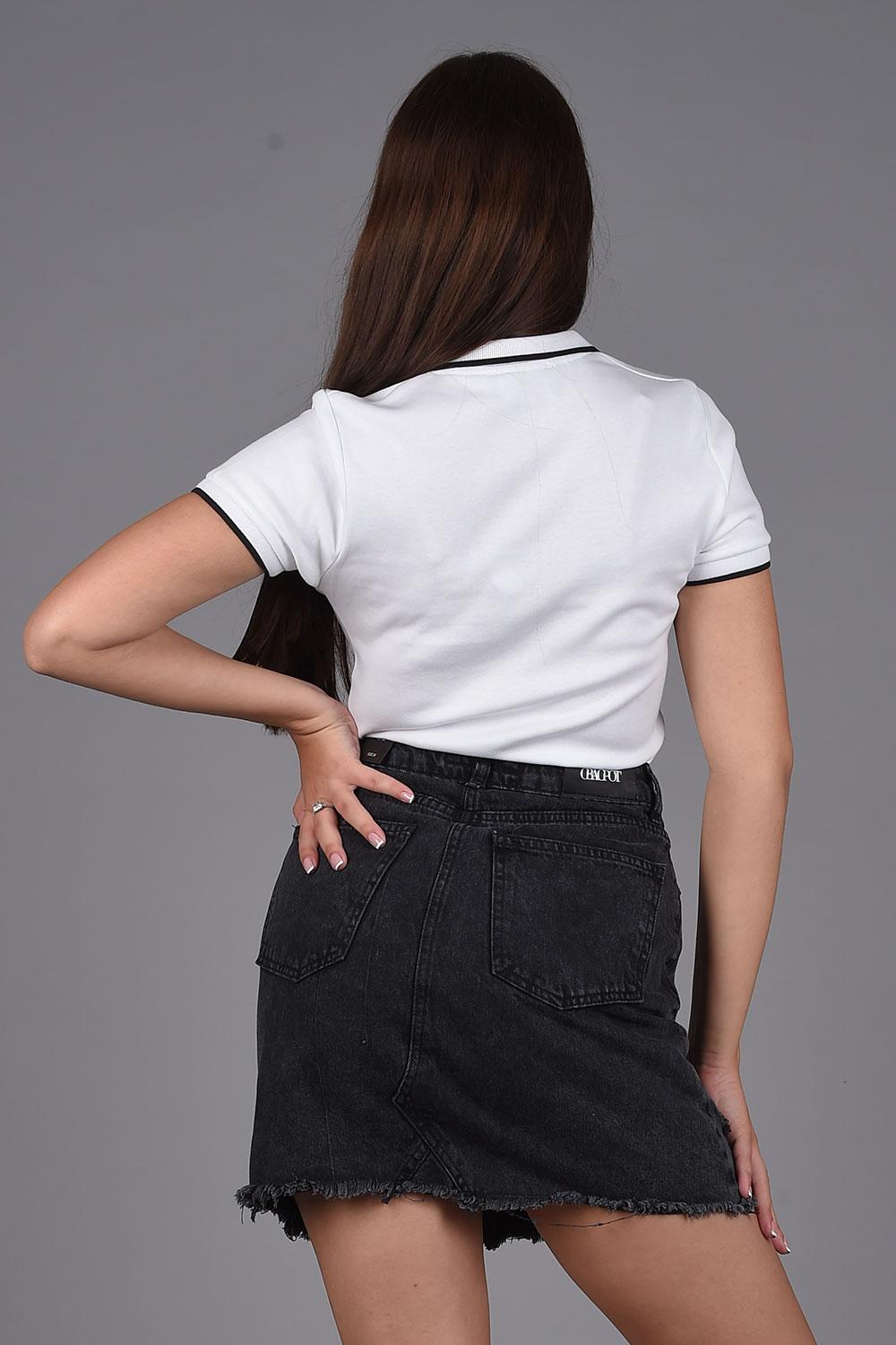 ბლუზი, პერანგი, პოლო Women's Polo T-Shirt KARL LAGERFELD 45.jpg