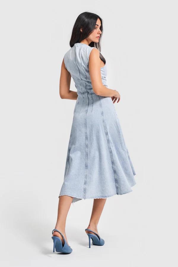 დენიმი, ჯინსი Women's Denim Dress IT'S BASIC 2kadin-snow-kot-rengi-fermuarli-can-form-denim-elbise-15170.jpg