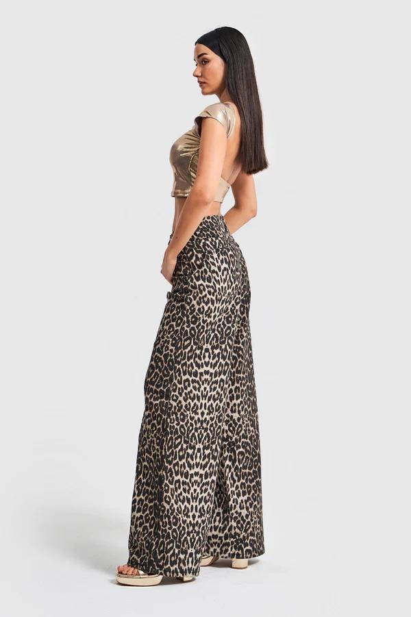 დენიმი, ჯინსი Women's Denim Jeans IT'S BASIC 4kadin-orginal-leopar-renk-denim-kumas-palazzo-fit-orta-bel-denim-15091.jpg