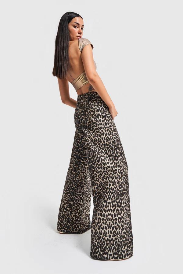 დენიმი, ჯინსი Women's Denim Jeans IT'S BASIC 5kadin-orginal-leopar-renk-denim-kumas-palazzo-fit-orta-bel-denim-15093.jpg