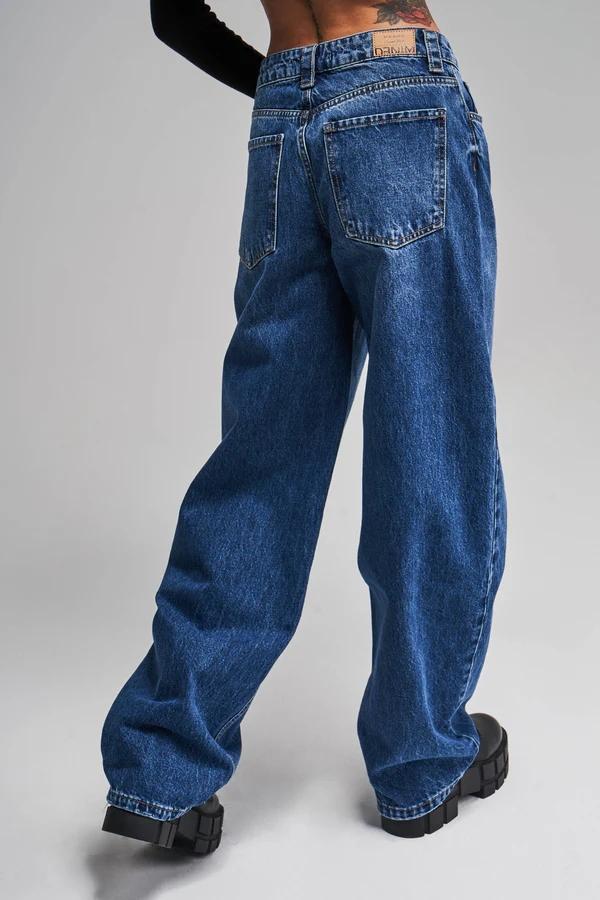 დენიმი, ჯინსი Women's Denim Jeans IT'S BASIC 54kadin-koyu-mavi-renk-baggy-balloon-fit-bol-kesim-denim-17929.jpg
