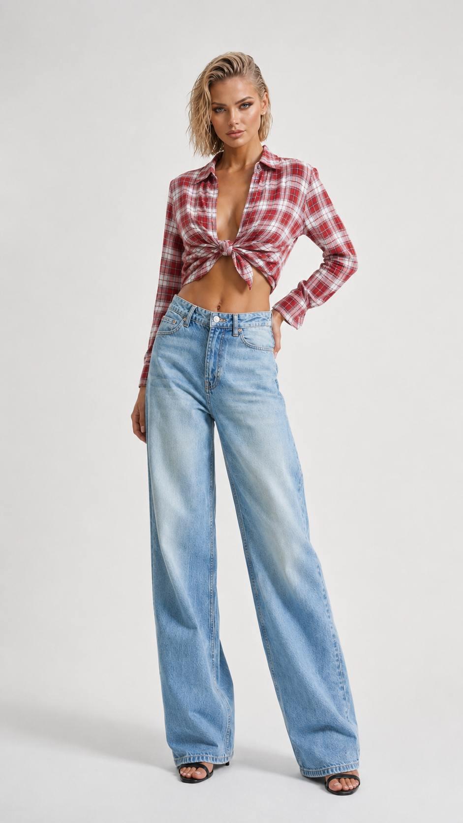 დენიმი, ჯინსი Women's Denim Jeans Skater Fit IT'S BASIC 1image061.jpg