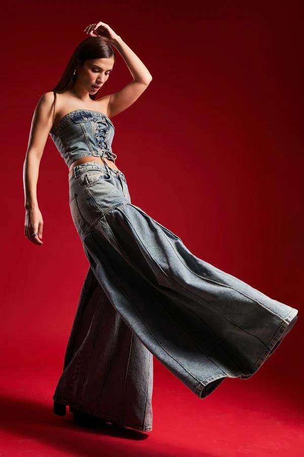 დენიმი, ჯინსი Women's Denim Jeans IT'S BASIC kadin-t-kot-rengi-4s5-75-super-bol-kesim-elaphant-leg-100-koton-tasarim-denim-jean-20062.jpg