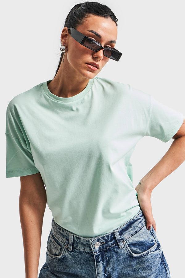 მაისური, ტოპი Women's T-Shirt IT'S BASIC kadin-mint-yesili-renk-s5-bisiklet-yaka-basic-t-shirt-20293.jpg მაისური, ტოპი Women's T-Shirt IT'S BASIC kadin-mint-yesili-renk-s5-bisiklet-yaka-basic-t-shirt-20293.jpg