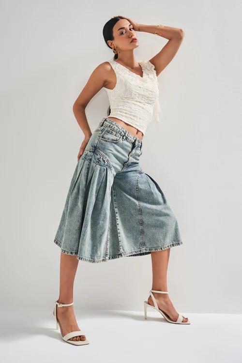 დენიმი, ჯინსი Women's Denim Bermuda IT'S BASIC 22kadin-t-kot-rengi-v-3s5-65-elaphant-leg-fit-bol-kesim-100-koton-maxi-boy-denim-sort-bermuda-20770.jpg