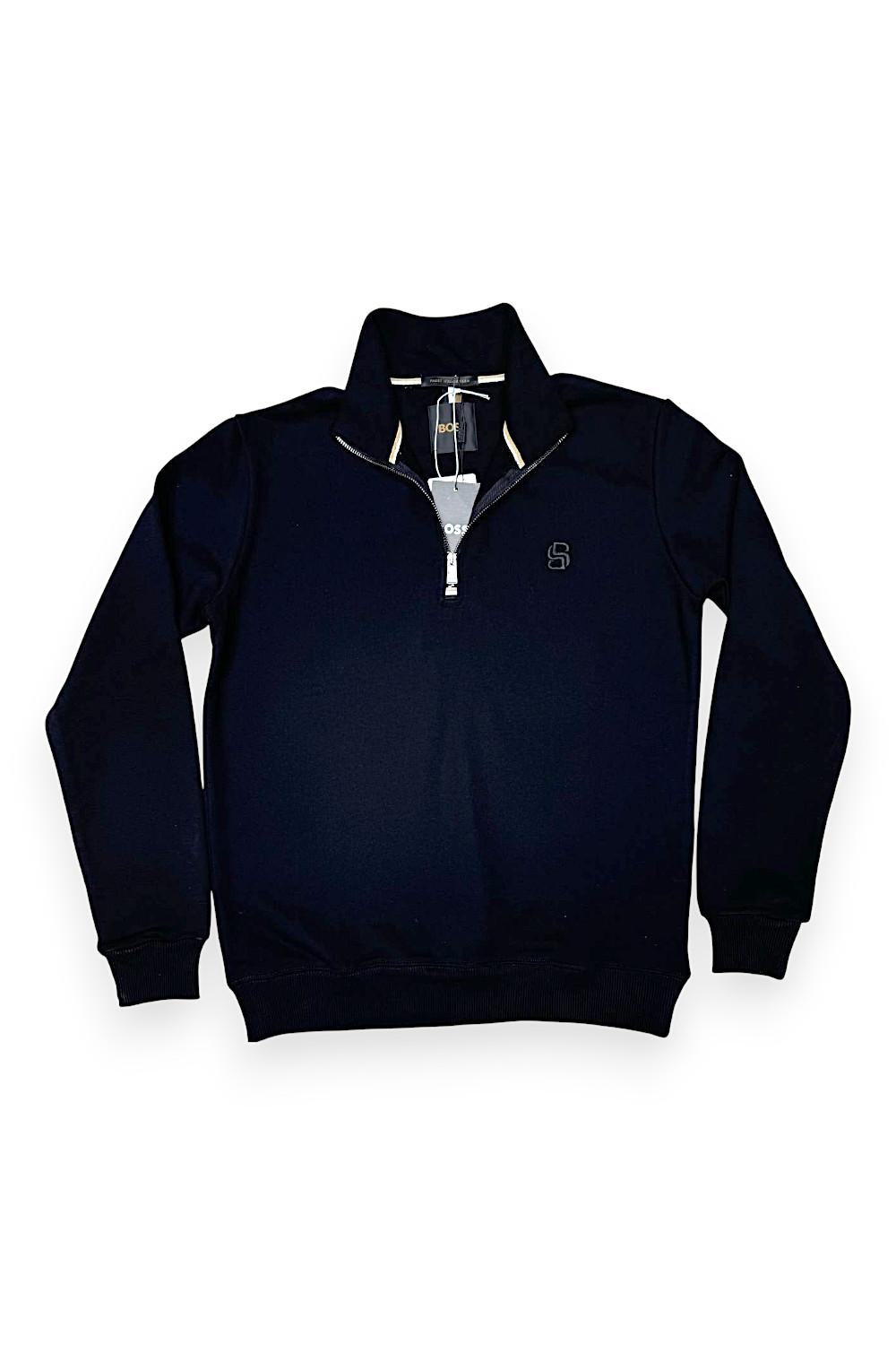  სვიტრები, სვიტშოტი Men's Sweatshirt 1/4 zip HUGO BOSS 15694-02.jpg