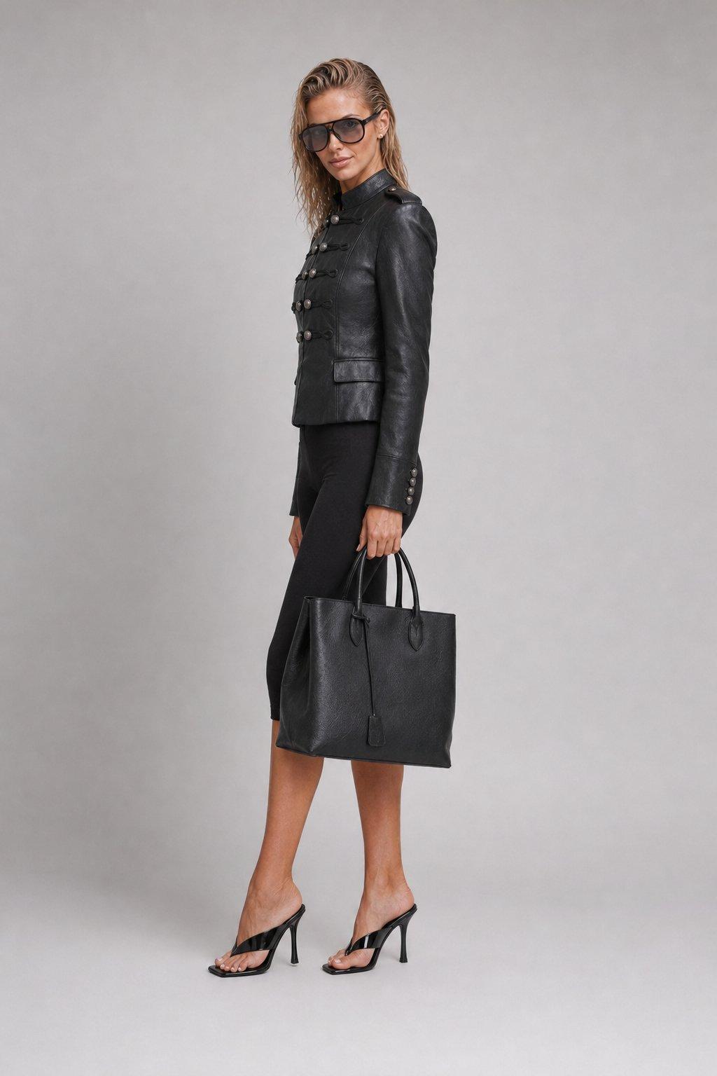 ქურთუკი, ჟილეტი Women's Jacket Leather TW3 5image104.jpg