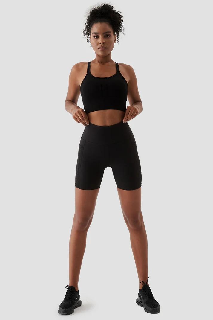 ფიტნეს ტანსაცმელი Women's Shorts  Biker Tights SUPERSTACY 1superstacy-wawel-file-detayli-siyah-bisiklet-sortu-4964.jpg