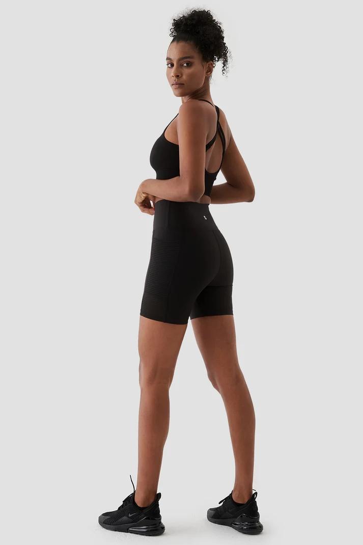 ფიტნეს ტანსაცმელი Women's Shorts  Biker Tights SUPERSTACY 3superstacy-wawel-file-detayli-siyah-bisiklet-sortu-4965.jpg