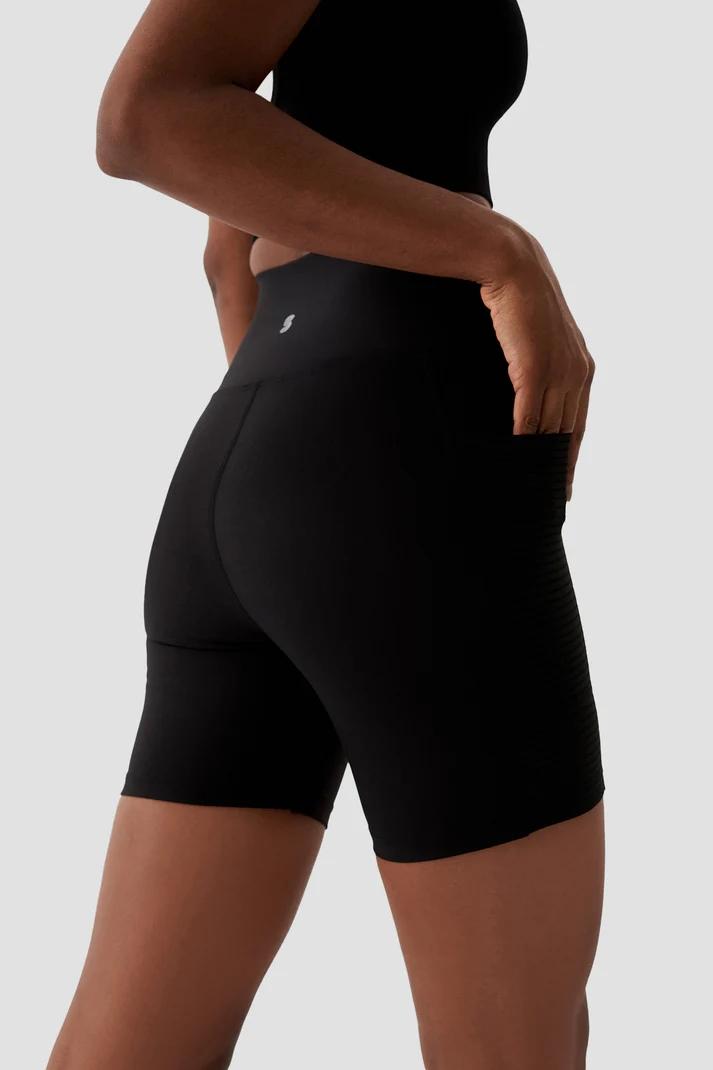 ფიტნეს ტანსაცმელი Women's Shorts  Biker Tights SUPERSTACY 5superstacy-wawel-file-detayli-siyah-bisiklet-sortu-4968.jpg