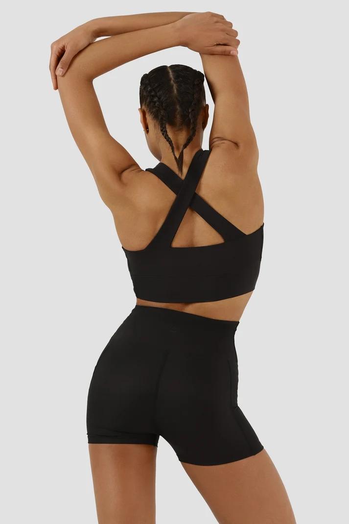 ფიტნეს ტანსაცმელი Women's Shorts  Biker Tights SUPERSTACY superstacy-gina-cepli-siyah-kisa-tayt-4274.jpg