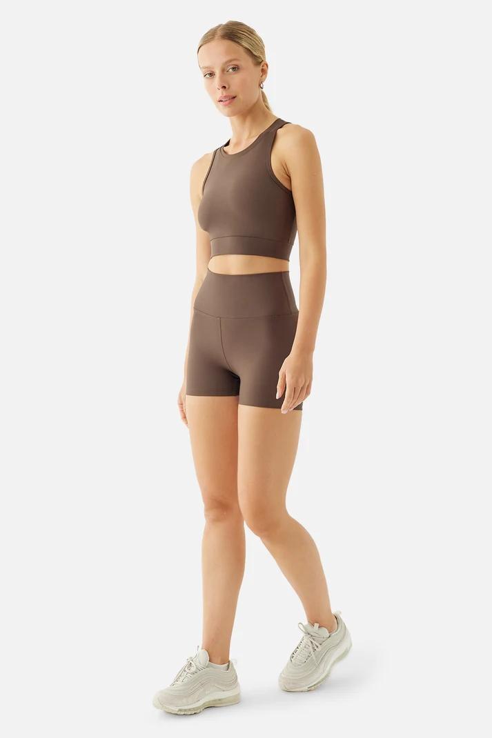 ფიტნეს ტანსაცმელი Women's Shorts  Biker Tights SUPERSTACY superstacy-emily-spor-aci-kahve-kisa-tayt-5993.jpg