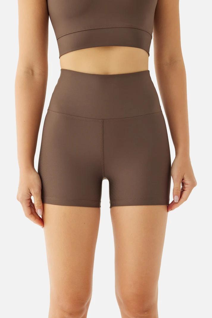 ფიტნეს ტანსაცმელი Women's Shorts  Biker Tights SUPERSTACY superstacy-emily-spor-aci-kahve-kisa-tayt-5995.jpg
