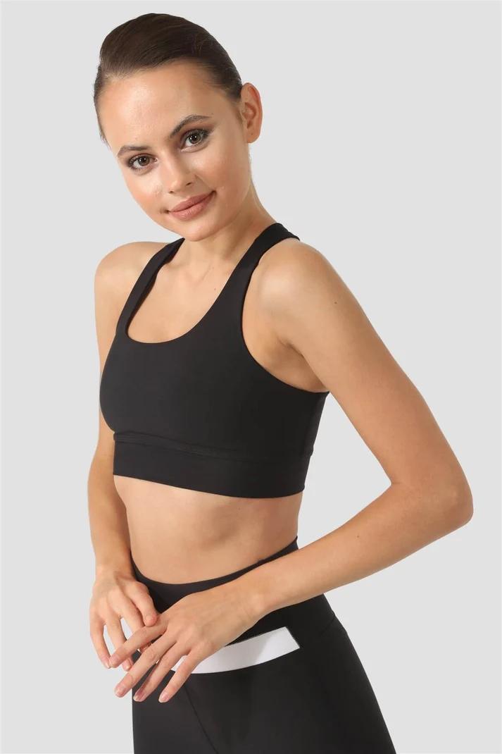 ფიტნეს ტანსაცმელი Women's Bra  Athletic SUPERSTACY 1superstacy-cross-strap-siyah-spor-bustiyer-3891.jpg