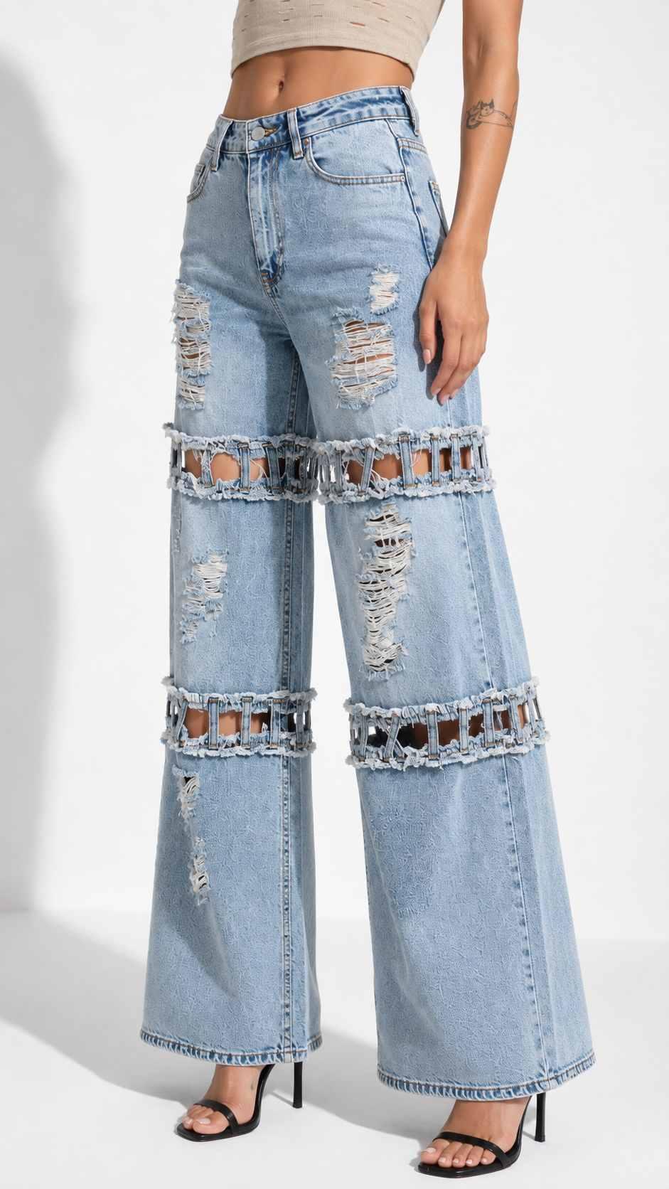 დენიმი, ჯინსი Women's Denim Jeans Wide Leg TW3 3image046.jpg