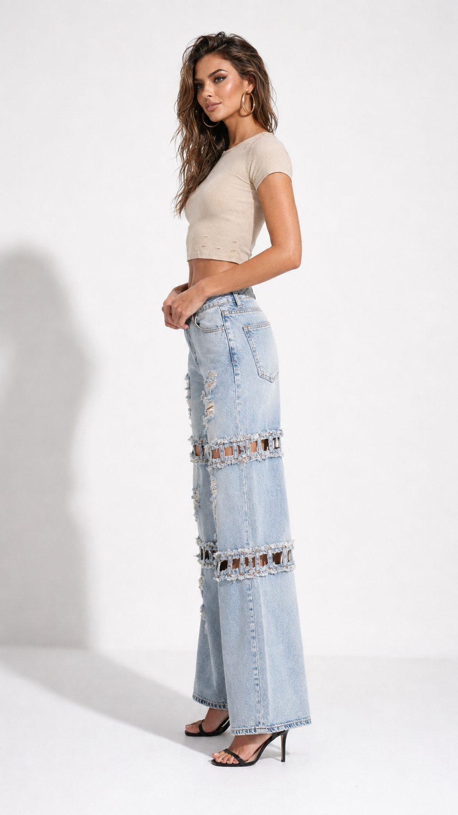 დენიმი, ჯინსი Women's Denim Jeans Wide Leg TW3 4image048.jpg