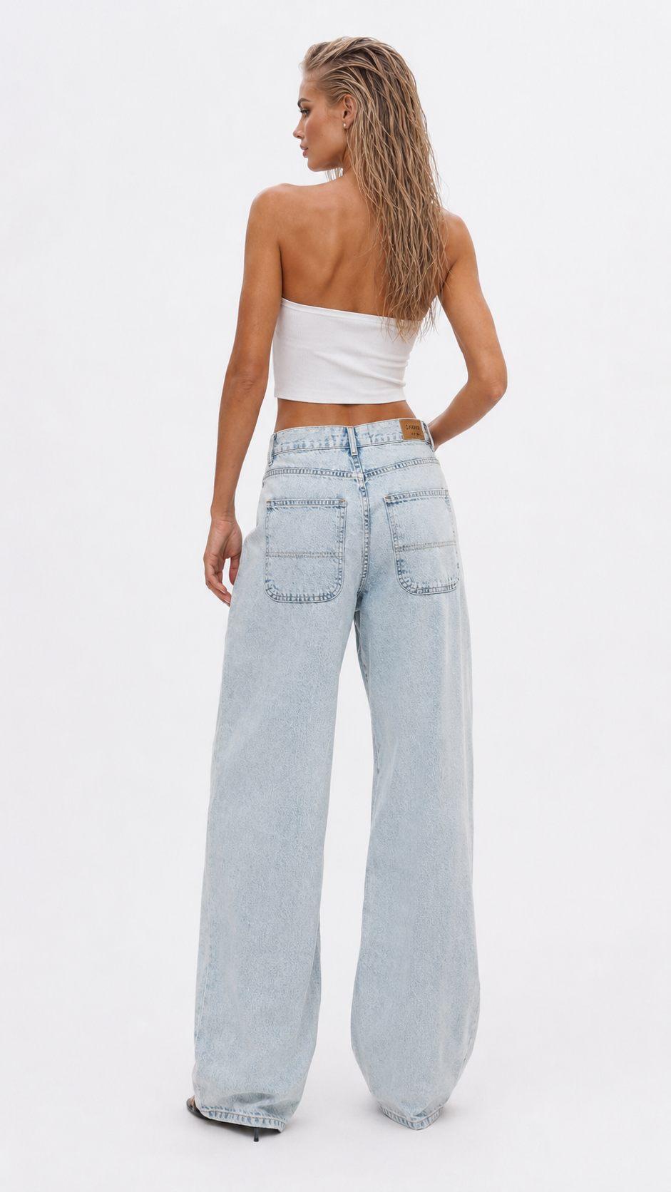 დენიმი, ჯინსი Women's Denim Destroyed Denim IT'S BASIC image072.jpg