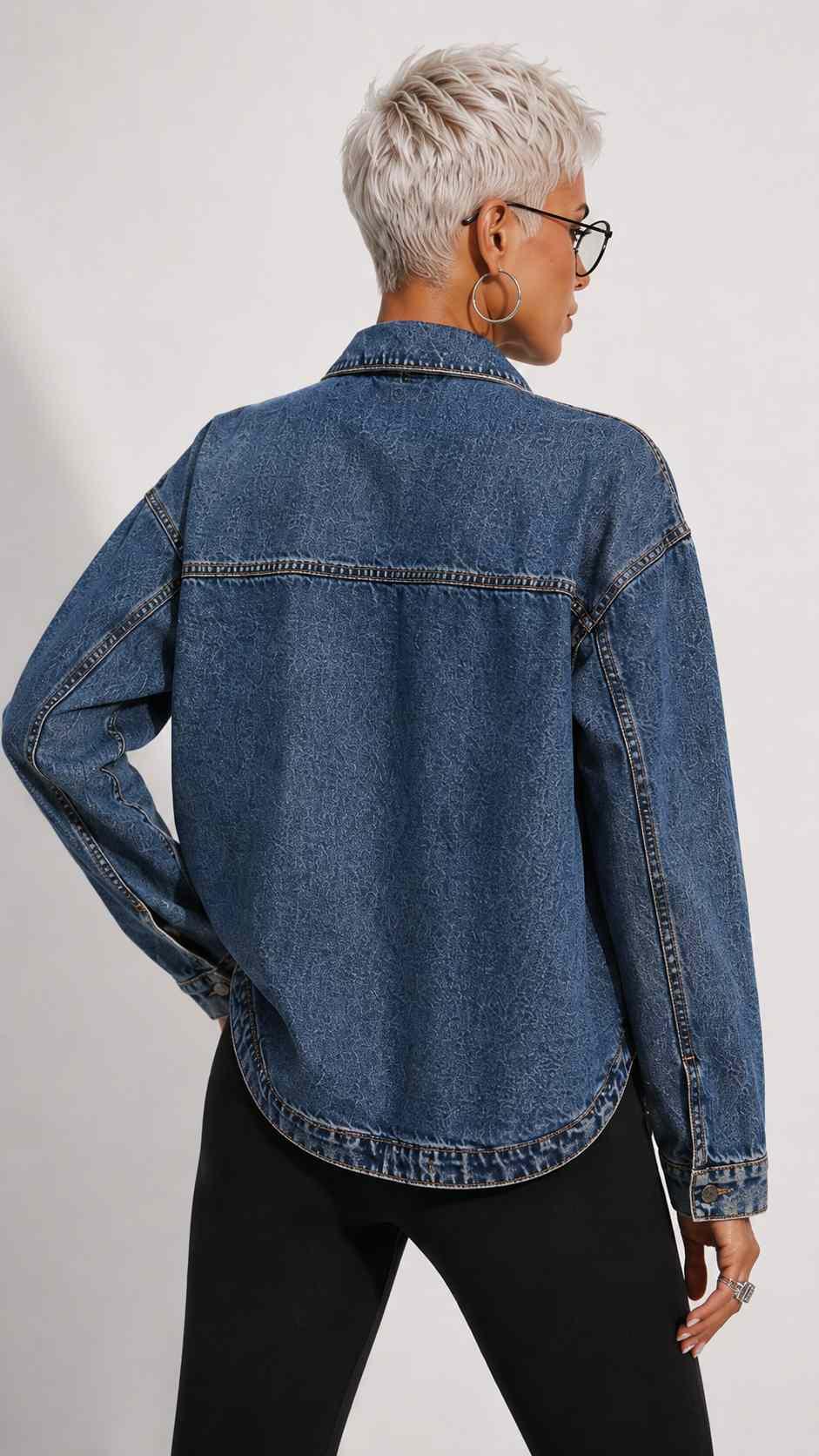 დენიმი, ჯინსი Women's Denim Jacket IT'S BASIC 57image302.jpg