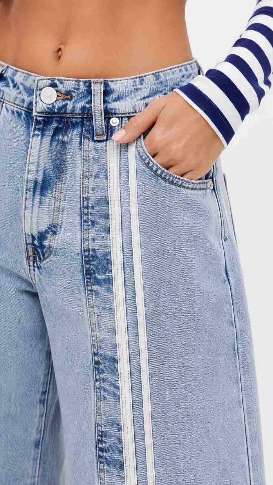 დენიმი, ჯინსი Women's Denim Jeans Palazzo Fit IT'S BASIC 3image073.jpg