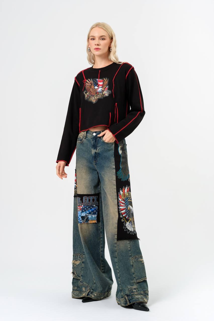 სვიტრი, სვიტშოტი Women's Sweatshirt TW3 854-2.jpg