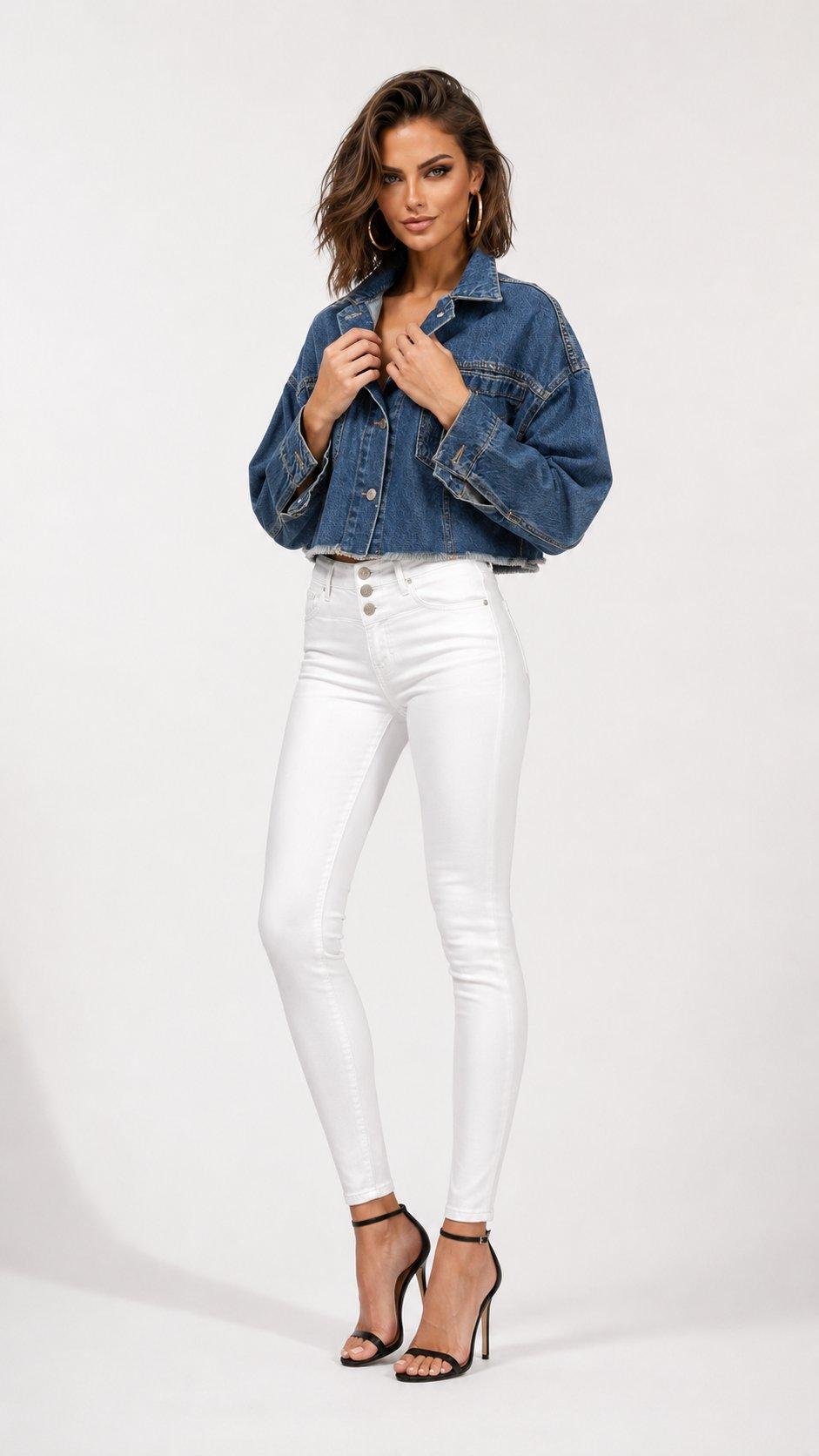 დენიმი, ჯინსი Women's Denim Jacket ZDN 1image042.jpg