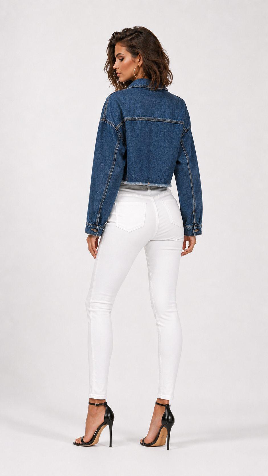 დენიმი, ჯინსი Women's Denim Jacket ZDN 5image041.jpg