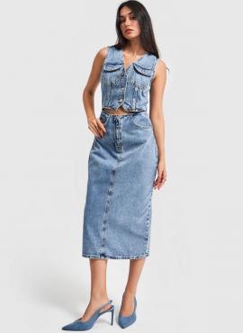 Women's Denim Dress IT'S BASIC