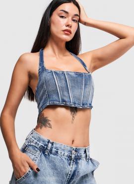 Women's Denim Top IT'S BASIC