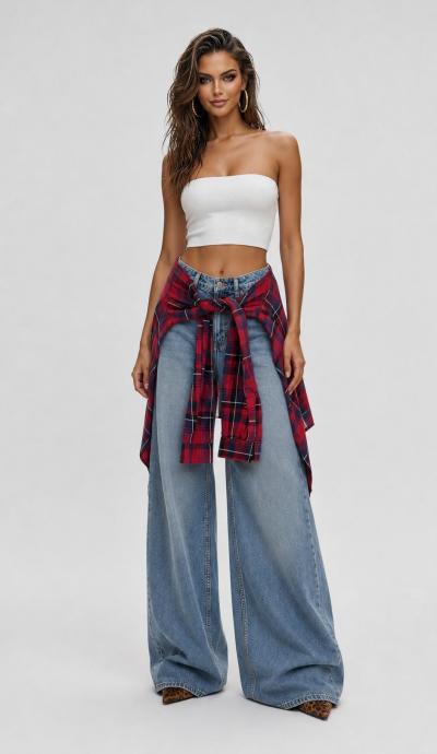 Women's Denim Jeans Wide Leg TW3 1image276.jpg