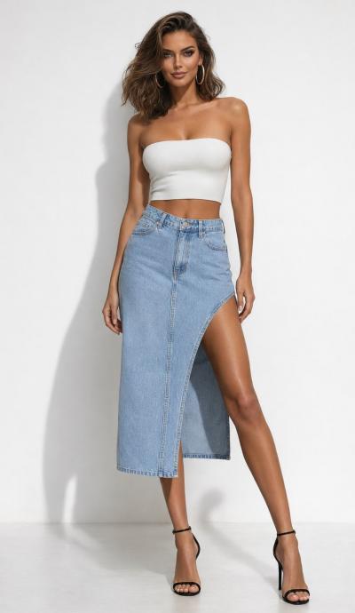 Women's Denim Skirt TOP SECRET  1image025.jpg