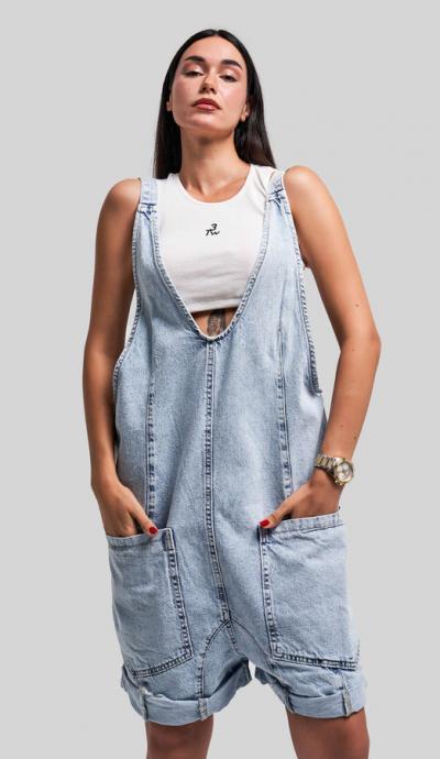 Women's Denim Overall IT'S BASIC  1kadin-snow-kot-rengi-bol-kesim-askili-denim-tulum-slopet-15860.jpg