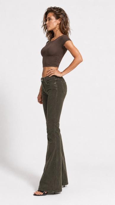 Women's Denim Jeans Flare Fit IT'S BASIC  Photo 2