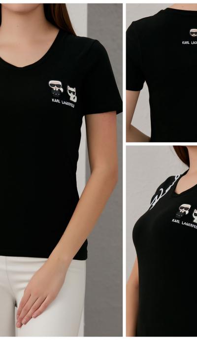 Women's T-Shirt KARL LAGERFELD 54136.jpeg