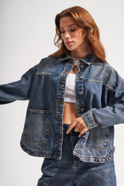 Women's Denim Jacket IT'S BASIC  Photo 2