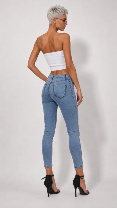 Women's Denim Jeans Skinny Fit ZDN  Photo 2