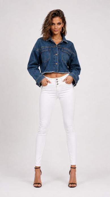 Women's Denim Jacket ZDN  Photo 2